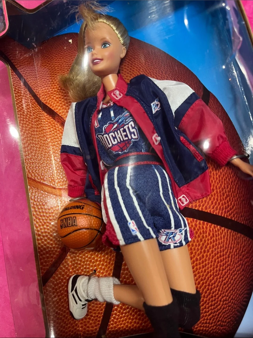 1998 Mattel NBA Barbie Houston Rockets Doll NRFB
